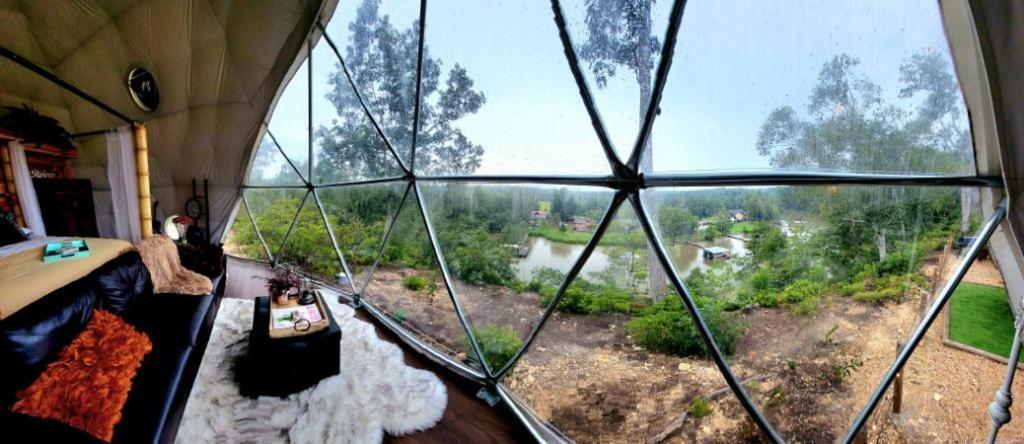 ホテル Waterfront Luxury Glamping Dome Rogersville エクステリア 写真