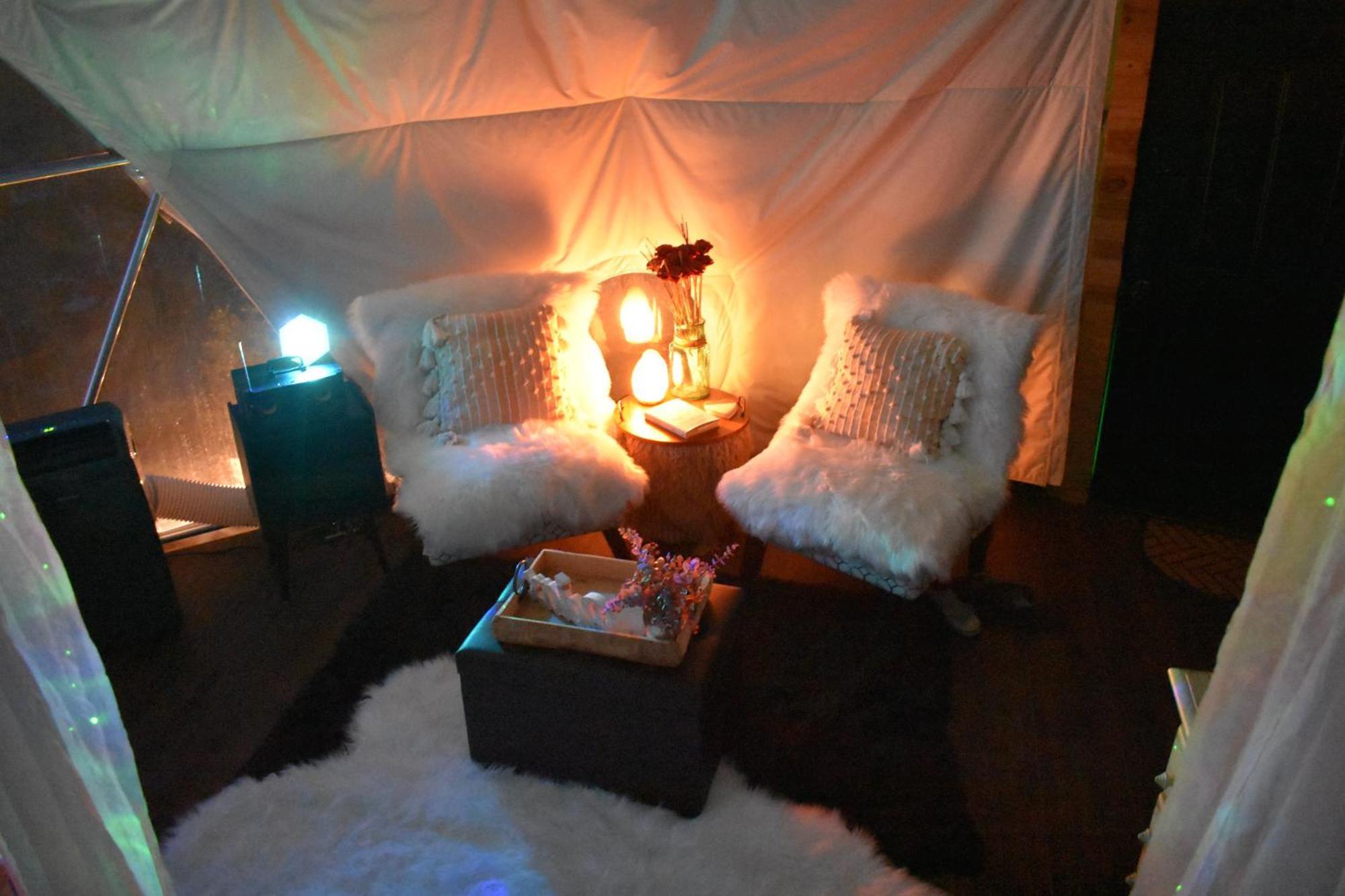 ホテル Waterfront Luxury Glamping Dome Rogersville エクステリア 写真