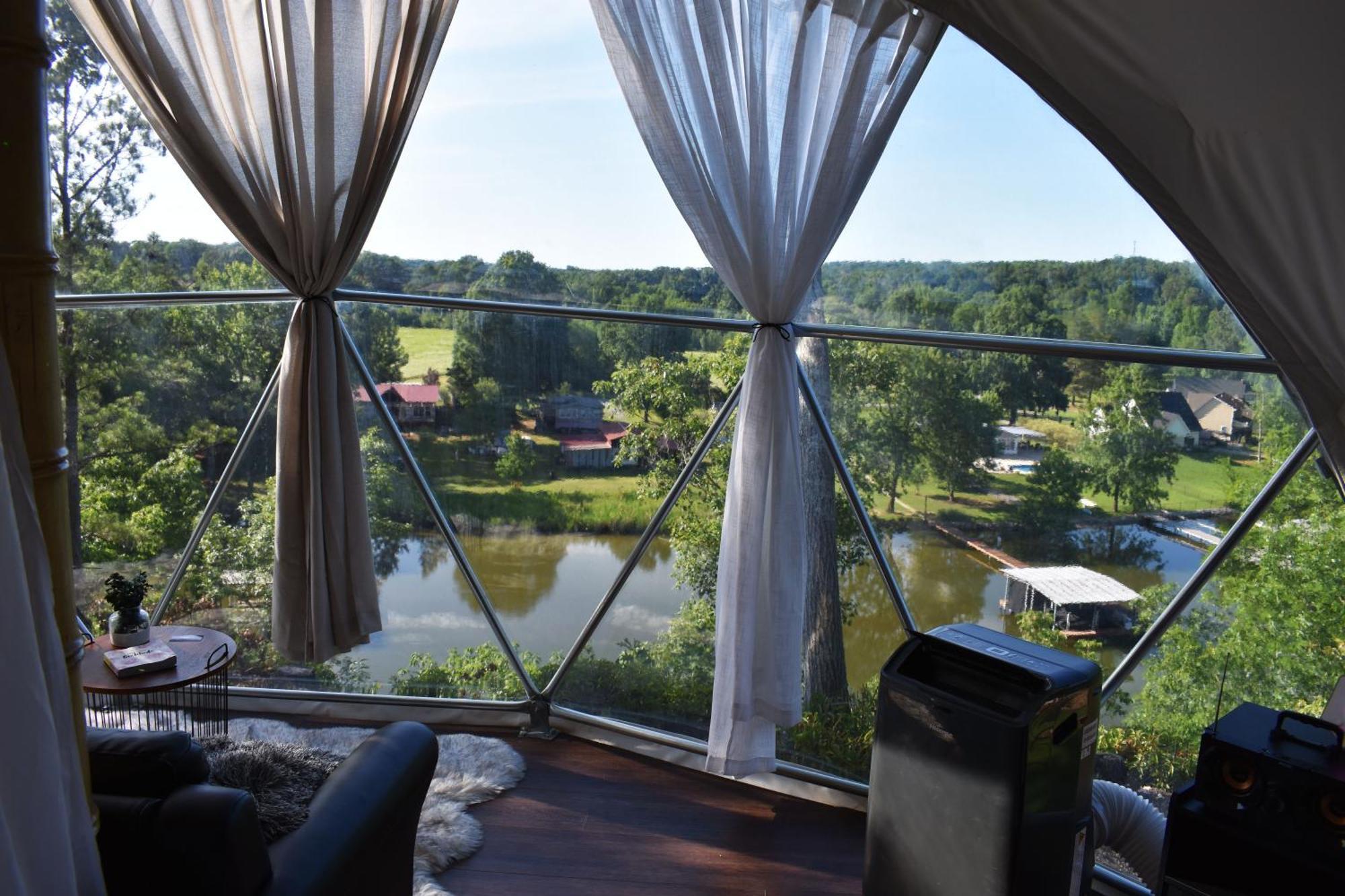 ホテル Waterfront Luxury Glamping Dome Rogersville エクステリア 写真